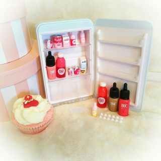 エチュードハウス(ETUDE HOUSE)のペリペラ限定商品 ミニ冷蔵庫スウィートブルー(コフレ/メイクアップセット)