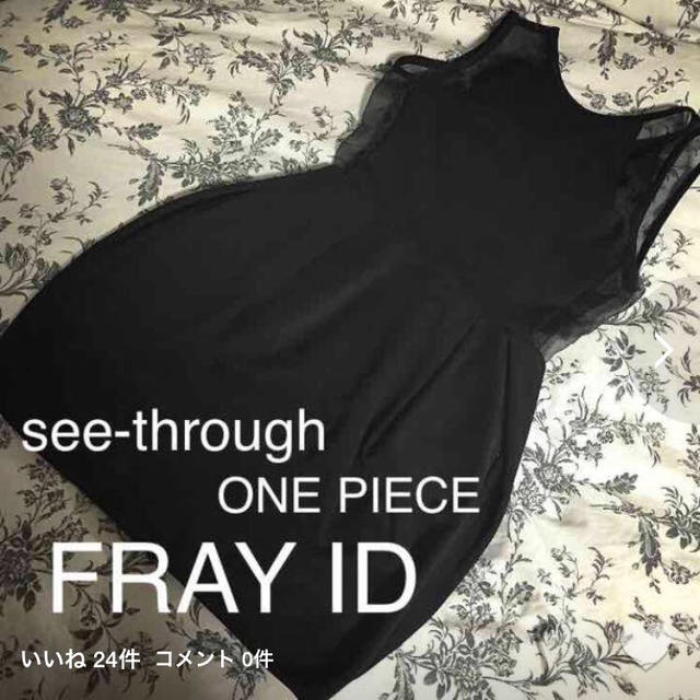 FRAY I.D(フレイアイディー)のFRAY ID 万能モテシースルーワンピ レディースのワンピース(ミニワンピース)の商品写真