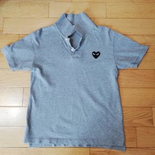 コムデギャルソン(COMME des GARCONS)のCOMME des GARCONS　ポロシャツ　グレー　Sサイズ(ポロシャツ)