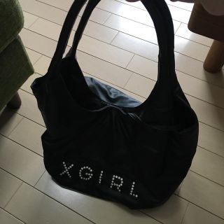 エックスガール(X-girl)の15日まで最終値下げ❣️❣️X-girlブラックトートバッグ(トートバッグ)