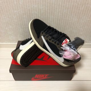 ナイキ(NIKE)のナイキスニーカー エアジョーダン1low travis scott 26cm (スニーカー)