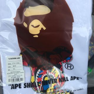 アベイシングエイプ(A BATHING APE)のXXL BE@RTEE BAPE MEDICOM CAMO SHARK Tee(Tシャツ/カットソー(半袖/袖なし))