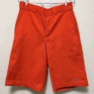 ディッキーズ(Dickies)のDickies ディッキーズ ハーフパンツ  オレンジ 難あり(その他)