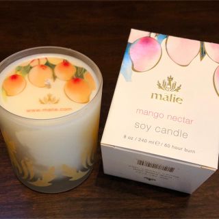 マリエオーガニクス(Malie Organics)のマリエ ソイキャンドル240g マンゴーネクター(キャンドル)