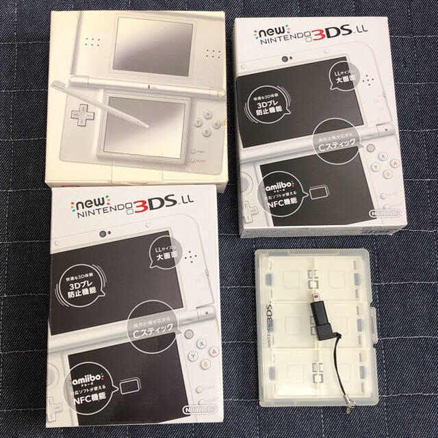 NEW Nintendo 3DS LL 二台 DS lite ドラクエXI付き