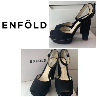 エンフォルド(ENFOLD)のrika様専用ページです♡定価4.9万 ENFOLD ブラックスエード  パンプ(ハイヒール/パンプス)