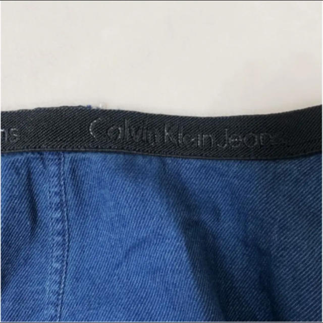 Calvin Klein(カルバンクライン)のデニム地 / フレアスカート レディースのスカート(ひざ丈スカート)の商品写真