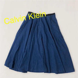カルバンクライン(Calvin Klein)のデニム地 / フレアスカート(ひざ丈スカート)