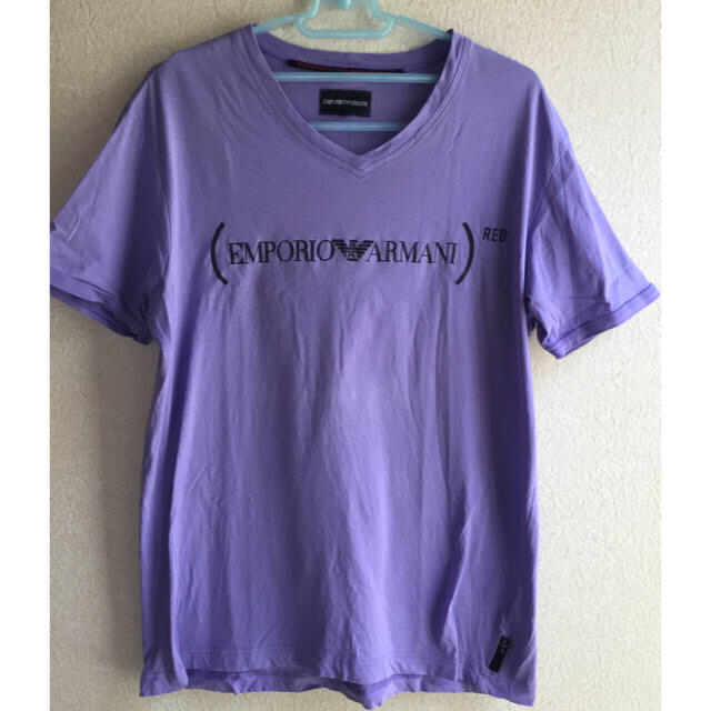 Emporio Armani(エンポリオアルマーニ)のEMPORIO ARMANI VネックTシャツ Ｌ メンズのトップス(Tシャツ/カットソー(半袖/袖なし))の商品写真