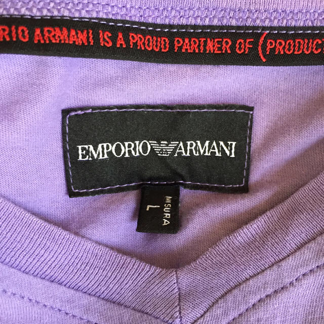 Emporio Armani(エンポリオアルマーニ)のEMPORIO ARMANI VネックTシャツ Ｌ メンズのトップス(Tシャツ/カットソー(半袖/袖なし))の商品写真