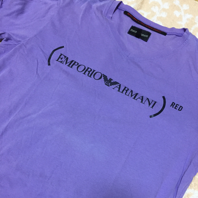 Emporio Armani(エンポリオアルマーニ)のEMPORIO ARMANI VネックTシャツ Ｌ メンズのトップス(Tシャツ/カットソー(半袖/袖なし))の商品写真