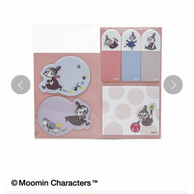 AfternoonTea(アフタヌーンティー)のMoomin×Afternoon Tea/付箋セット レッド インテリア/住まい/日用品の文房具(ノート/メモ帳/ふせん)の商品写真