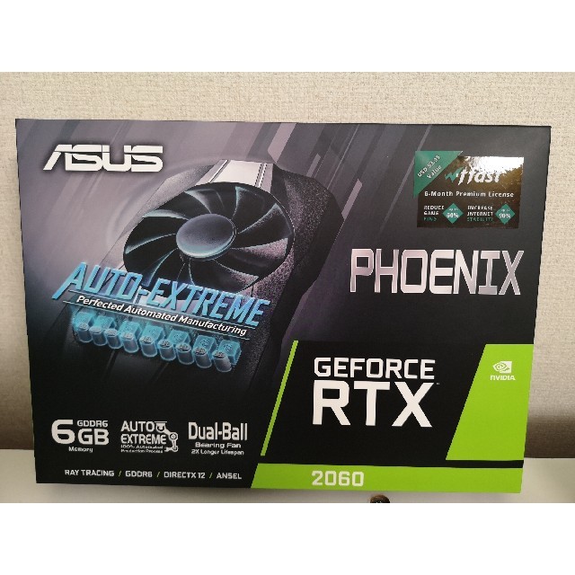 PCパーツ新品未使用 ASUS RTX2060 PH-RTX2060-6G NVIDIA