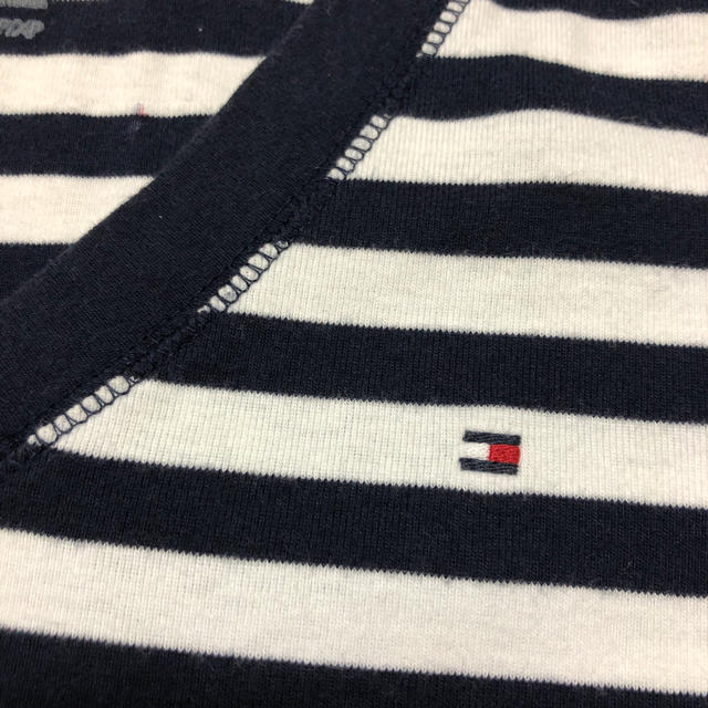 TOMMY HILFIGER(トミーヒルフィガー)のTOMMY HILFIGER Tシャツ XS ボーダー レディースのトップス(Tシャツ(半袖/袖なし))の商品写真