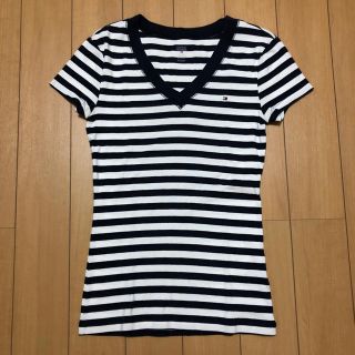 トミーヒルフィガー(TOMMY HILFIGER)のTOMMY HILFIGER Tシャツ XS ボーダー(Tシャツ(半袖/袖なし))