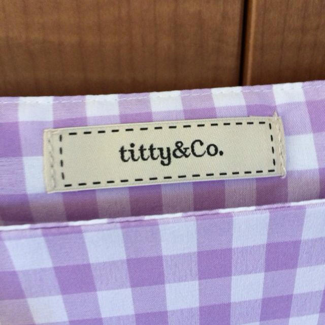 titty&co(ティティアンドコー)のtitty&Co. オフショルワンピース レディースのワンピース(ひざ丈ワンピース)の商品写真