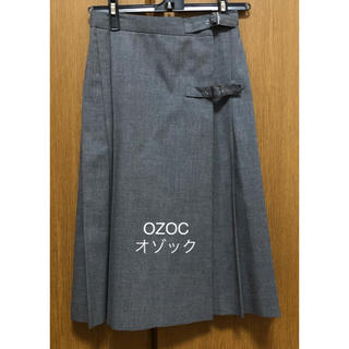 オゾック(OZOC)のOZOC オゾック プリーツスカート ラップスカート(ひざ丈スカート)