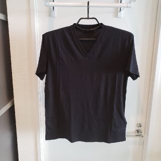 プラダ(PRADA)のPRADA Tシャツ Vネック 無地 黒 ブラック XL(Tシャツ/カットソー(半袖/袖なし))