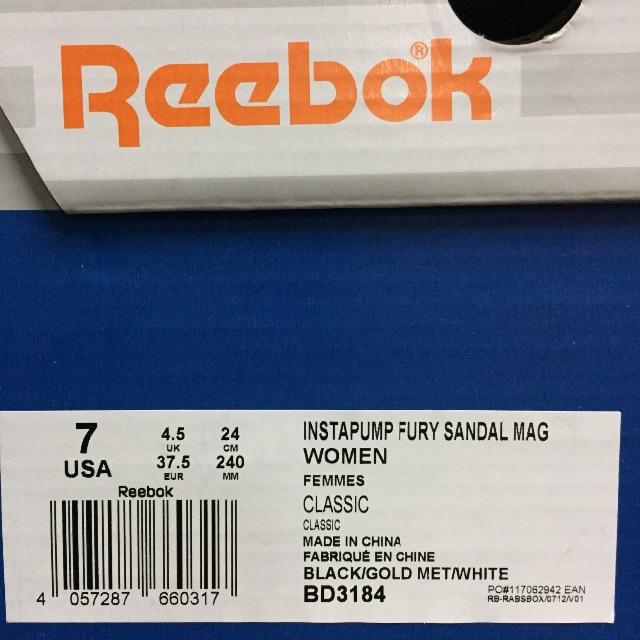 Reebok(リーボック)の新品 24cm リーボック インスタ ポンプ フューリー サンダル マグ レディースの靴/シューズ(サンダル)の商品写真