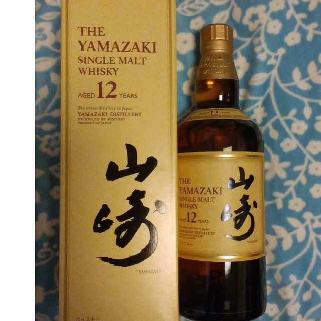 酒サントリーシングルモルトウイスキー❰山崎❱12年　700ml /箱付き