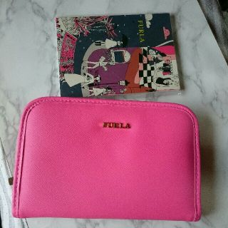 タカラジマシャ(宝島社)のFURLA マルチケース  付録 ピンク ノート付き 母子手帳 パスポートケース(ポーチ)