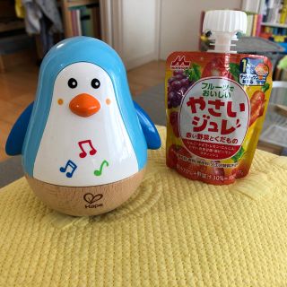 おきあがりこぼし☆ペンギン☆美品☆都内百貨店購入☆ベビートイ☆赤ちゃんおもちゃ(その他)