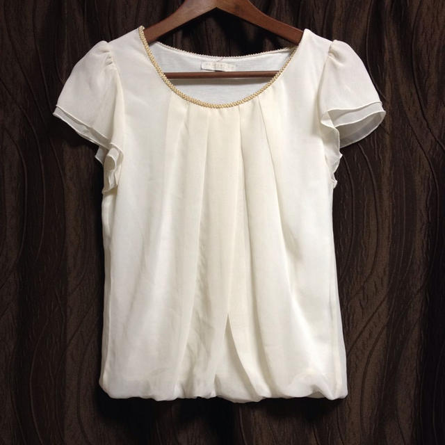 PROPORTION BODY DRESSING(プロポーションボディドレッシング)のシフォントップス レディースのトップス(Tシャツ(半袖/袖なし))の商品写真