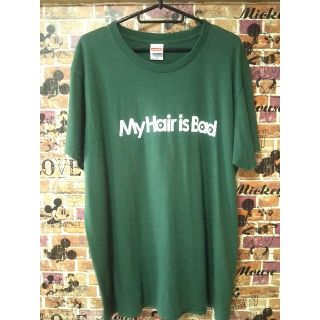 ワニマ(WANIMA)のmy hair is bad マイヘアーイズバッド ロゴT XL グリーン(ミュージシャン)