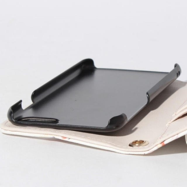 SMIR NASLI(サミールナスリ)の新品 サミールナスリ ショルダー付き ミラー付き iPhoneケース ホワイト スマホ/家電/カメラのスマホアクセサリー(iPhoneケース)の商品写真