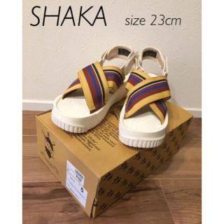 フリークスストア(FREAK'S STORE)の2019SS SHAKA シャカ プラットフォームサンダル size 23cm(サンダル)