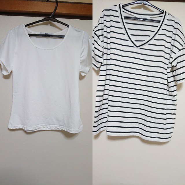 AZUL by moussy(アズールバイマウジー)のGRL☆AZULbyMOUSSYのTシャツ    レディースのトップス(Tシャツ(半袖/袖なし))の商品写真