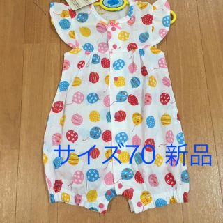 ニシマツヤ(西松屋)の新品 西松屋 お祭り ロンパース 70(ロンパース)