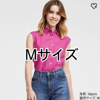 ユニクロ(UNIQLO)のプレミアムリネンシャツ(ノースリーブ)(シャツ/ブラウス(半袖/袖なし))