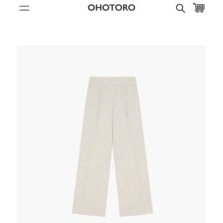 オオトロ(OHOTORO)のswing pants(カジュアルパンツ)