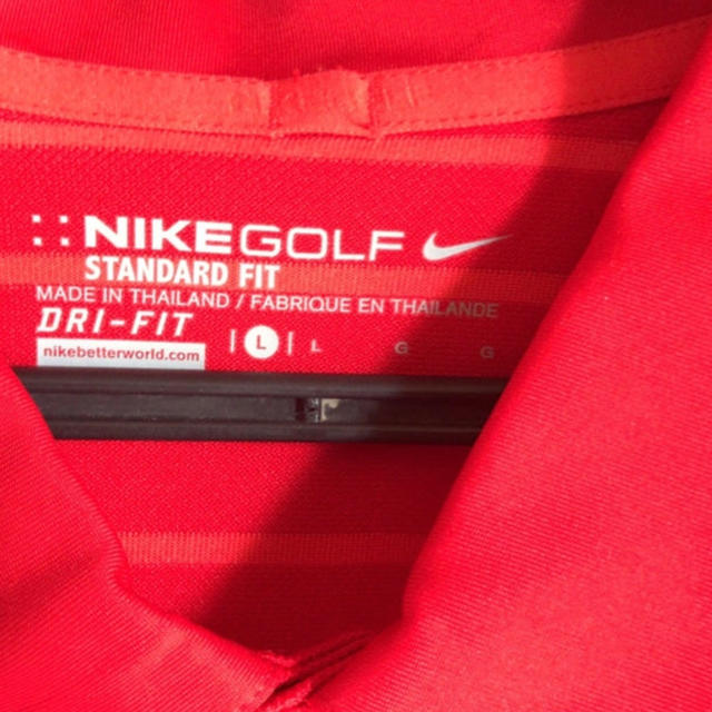 NIKE(ナイキ)のナイキ ポロシャツ 赤 L メンズのトップス(ポロシャツ)の商品写真