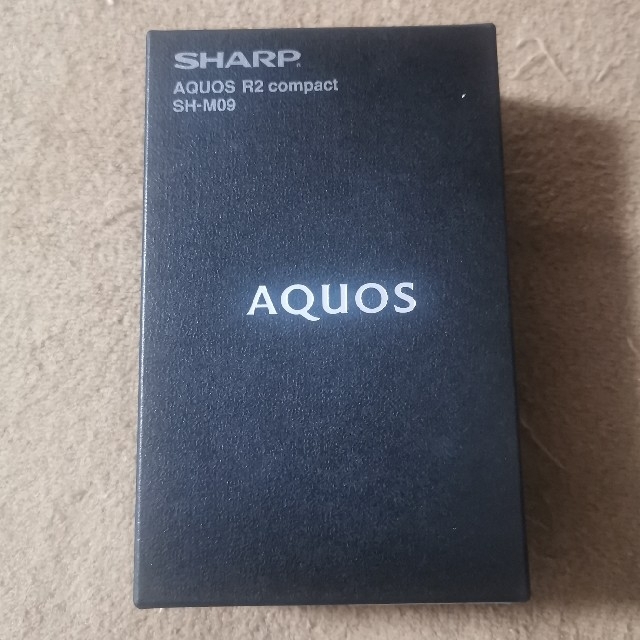 SHARP - 新品未使用 AQUOS R2 compact SH-M09 ピュアブラック