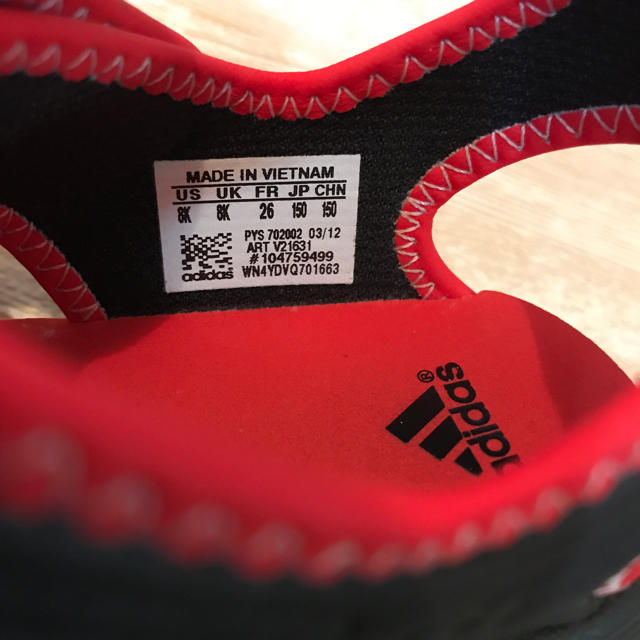 adidas(アディダス)のあゆまま様専用15センチ アディダス キッズ/ベビー/マタニティのキッズ靴/シューズ(15cm~)(サンダル)の商品写真