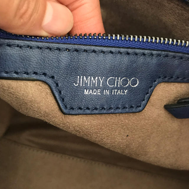 JIMMY CHOO(ジミーチュウ)の美品❤️ジミーチュウ スタースタッズ  トートバッグ ネイビー レディースのバッグ(トートバッグ)の商品写真