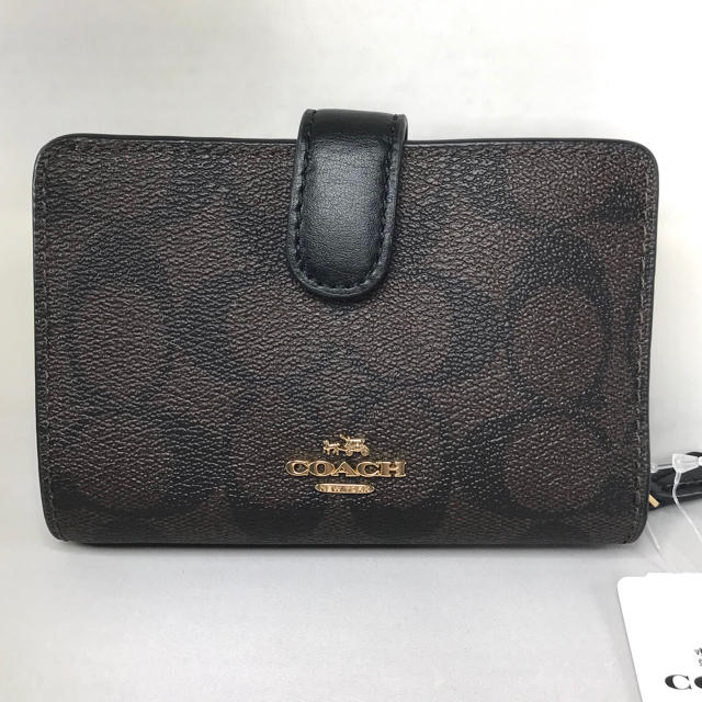 COACH コーチ シグネチャー 二つ折り財布 レディース