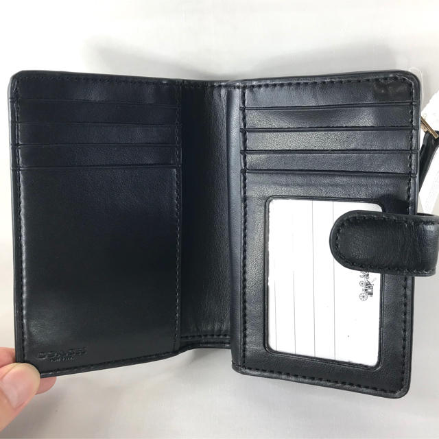 COACH コーチ✴️二つ折り財布 シグネチャー 白 レディース 新品 112