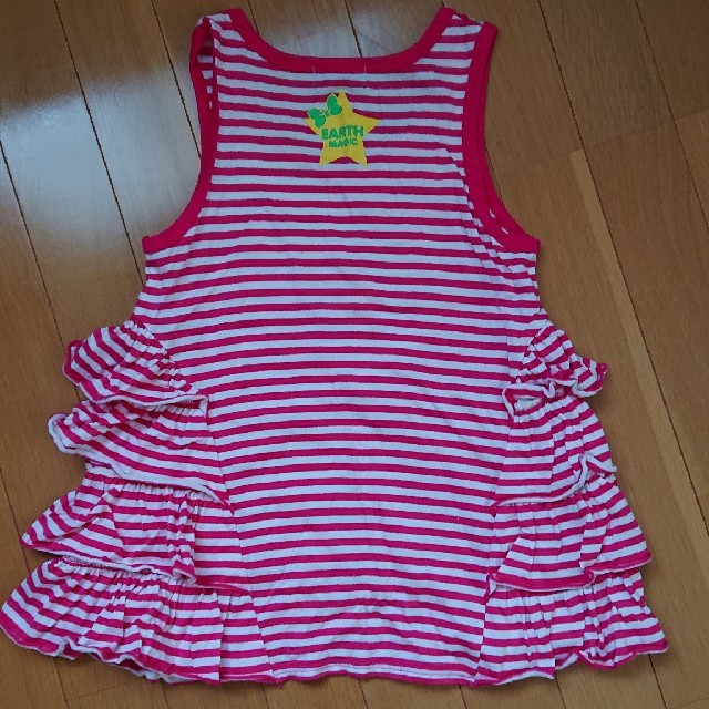 EARTHMAGIC(アースマジック)のEARTHMAG!C ノースリーブカットソー150 キッズ/ベビー/マタニティのキッズ服女の子用(90cm~)(Tシャツ/カットソー)の商品写真