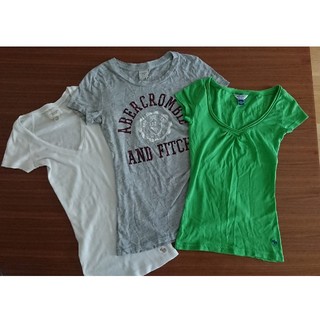 アバクロンビーアンドフィッチ(Abercrombie&Fitch)のAbercrombie&Fitch Tシャツ カットソー 3枚セット(Tシャツ(半袖/袖なし))