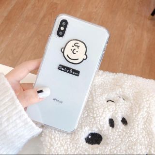 スヌーピー(SNOOPY)のチャーリーブラウン iPhoneケース(iPhoneケース)