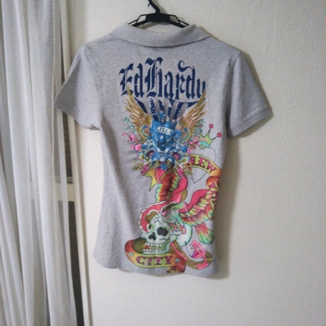 Ed Hardy(エドハーディー)のプリンセス222様専用。エドハーディーポロシャツ レディースのトップス(ポロシャツ)の商品写真