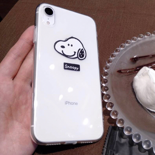 SNOOPY(スヌーピー)の★新品 送料無料★スヌーピーのiPhone XR用ケース スマホ/家電/カメラのスマホアクセサリー(iPhoneケース)の商品写真