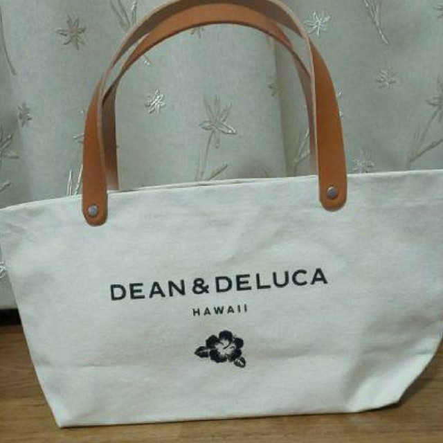 ハワイ限定 DEAN&DELUCAのトートバッグ 白 S