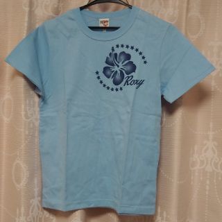 ロキシー(Roxy)のROXY水色Ｔシャツ🌺定価3000円(Tシャツ(半袖/袖なし))