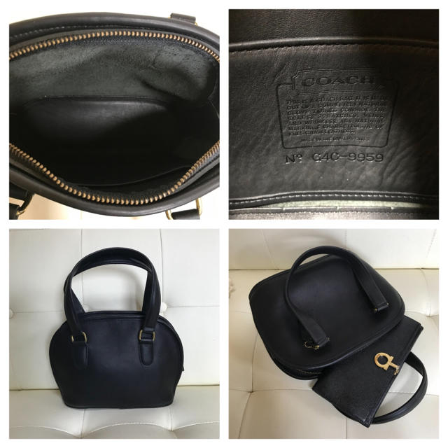 COACH(コーチ)の貴重 未使用 COACH オールド コーチ  ハンド バッグ ヴィンテージ  黒 レディースのバッグ(ハンドバッグ)の商品写真