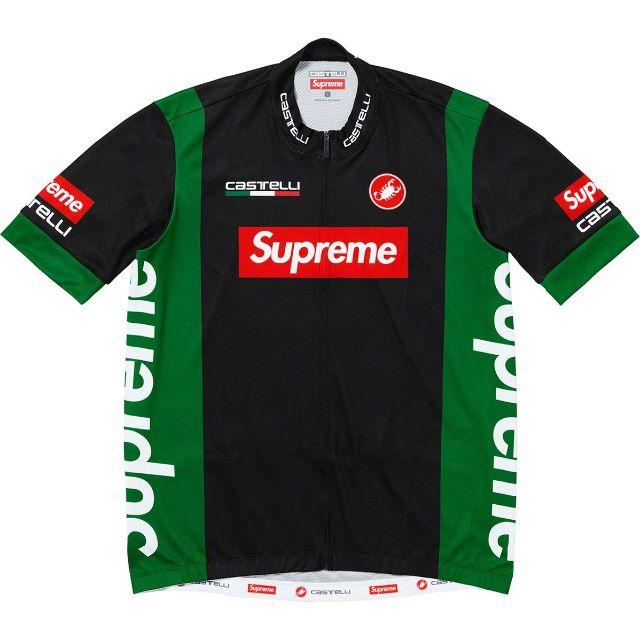 Tシャツ/カットソー(半袖/袖なし)Supreme Castelli Cycling Jerseyカステリ BK M