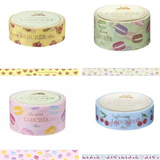 ラデュレ(LADUREE)の新品 スクレbyラデュレ マークス マスキングテープ 4個セット(テープ/マスキングテープ)